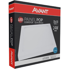 Luminaria Plafon Led 24W 29x29CM 6500K Sobrepor Quadrado Avant -2-.png